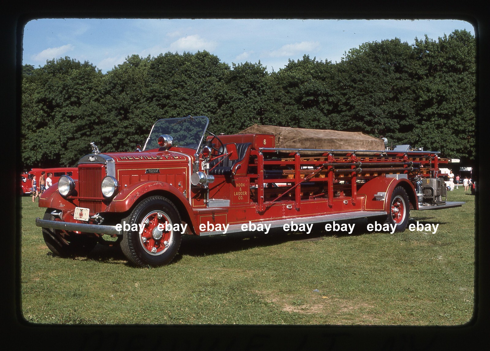 Melville NY 1935 Mack CST Ex Smithtown NY Fire Apparatus Slide