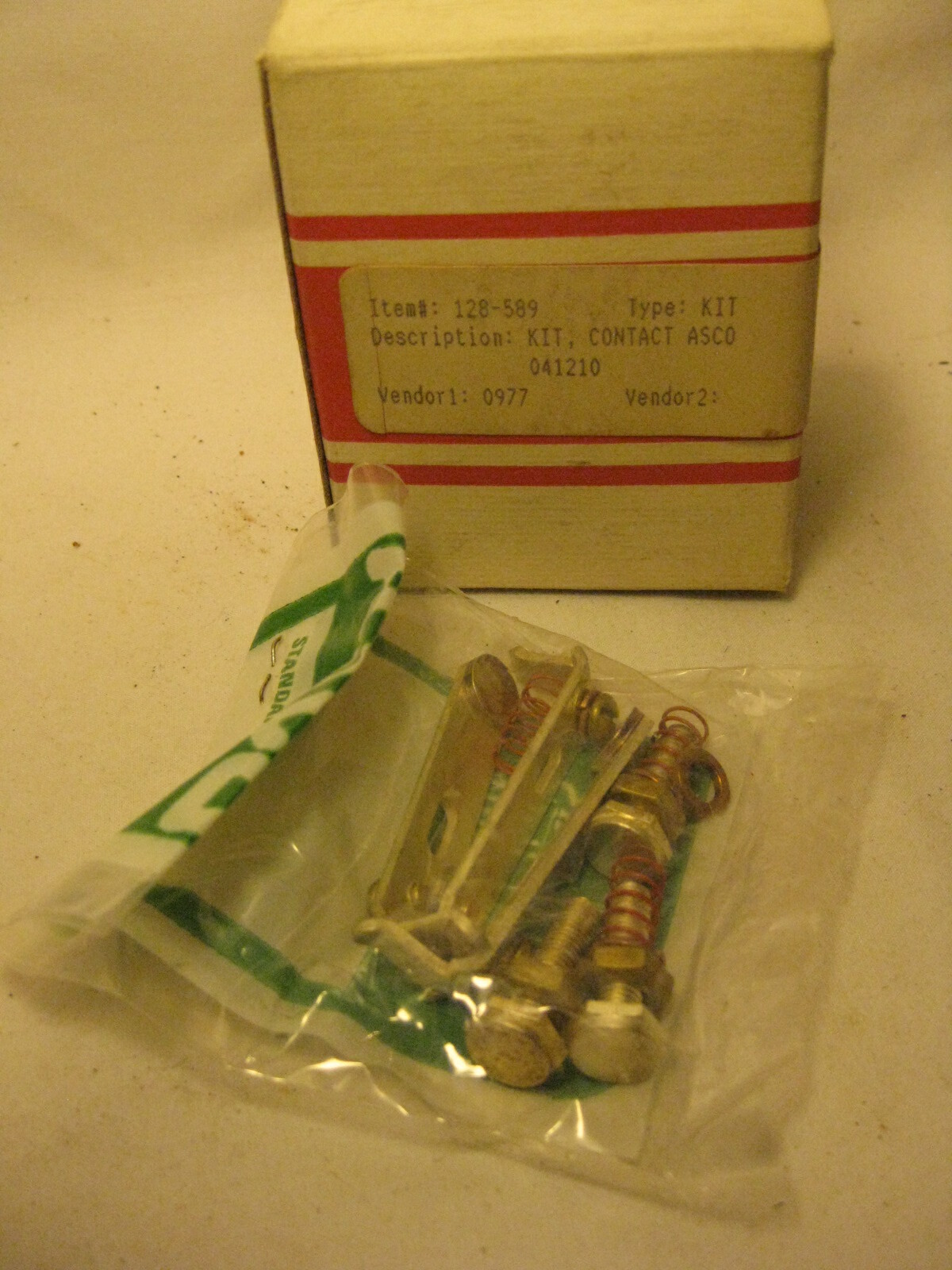 ASCO Contact Kit 128-589  041210  nos nip
