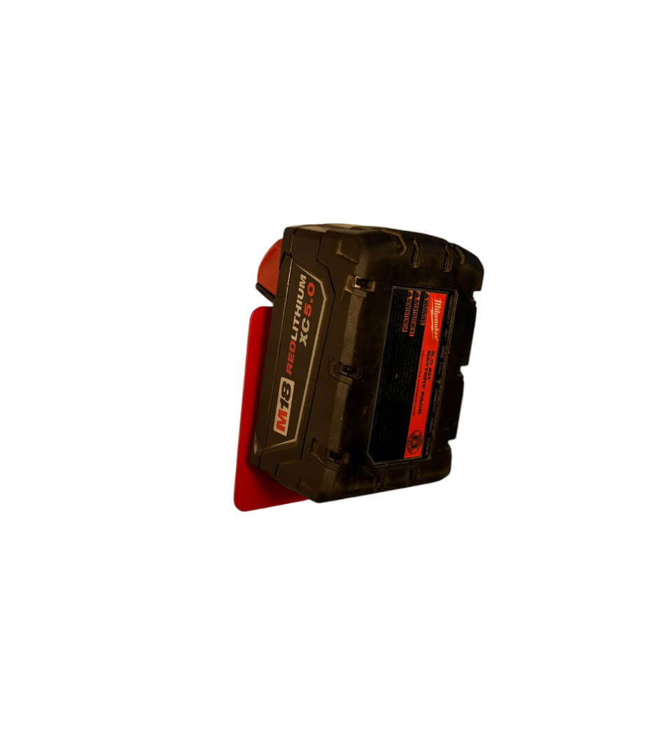 Battery Holders 5-Pack - Compatible with Milwaukee 18v Battery