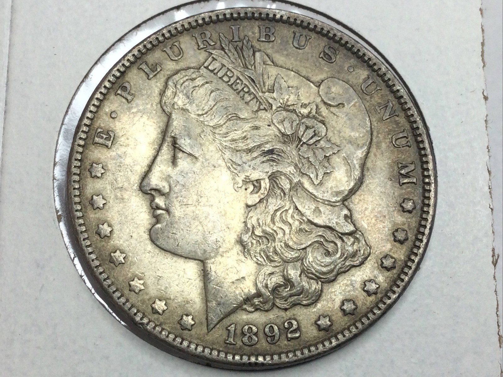 1892-P Morgan Dollar nice in extra fine plus