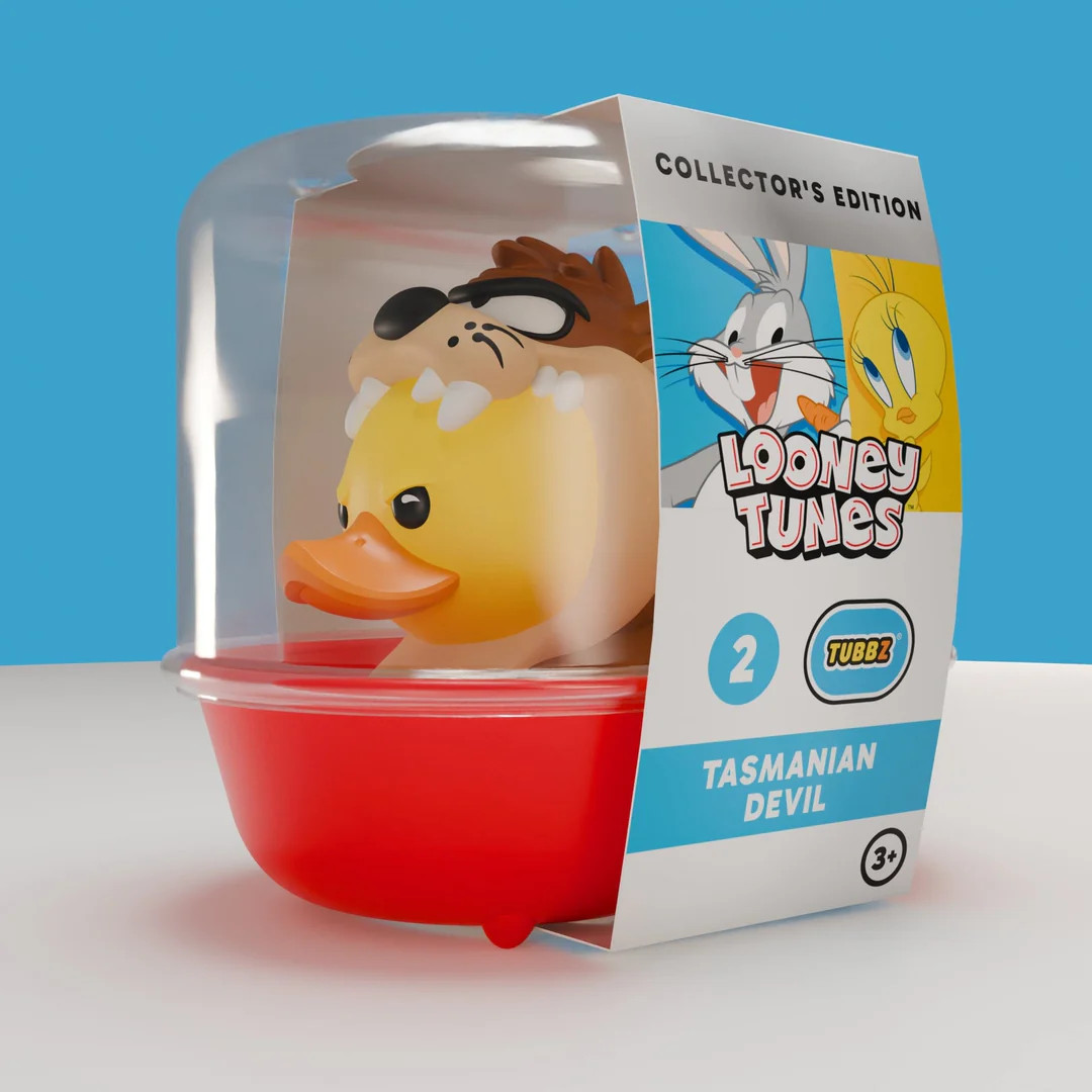 TUBBZ collectors 1st edition Looney Tunes: Tasmanian Devil Collectible Duck