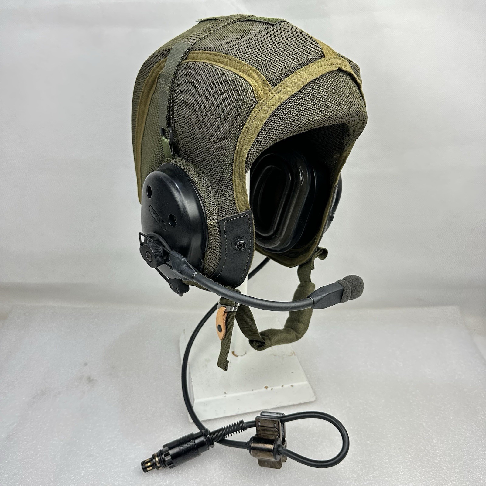 Large CVC Military Combat Vehicle Crewman Tanker Helmet Liner W/ Comms Bose NOS