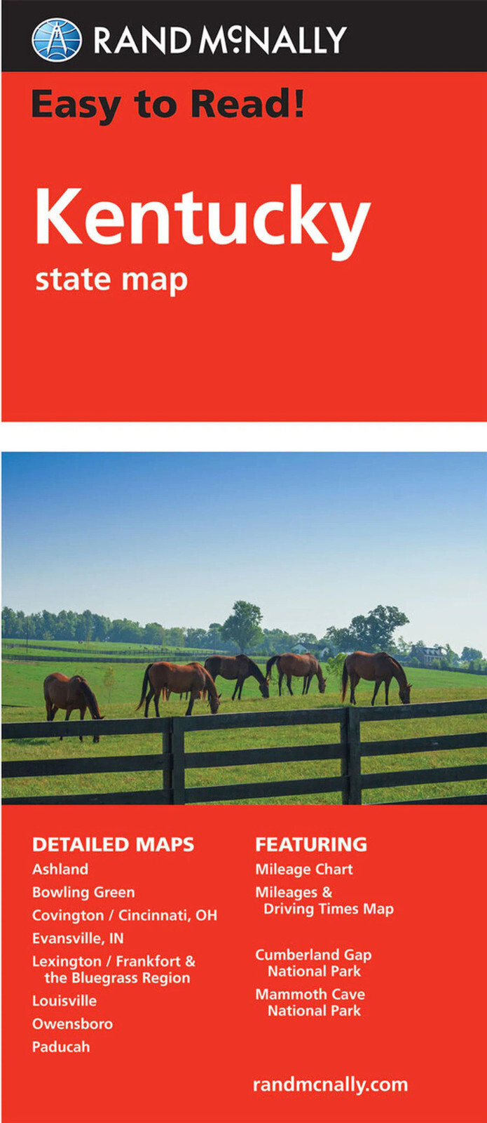 Rand McNally State Maps: Kentucky and Ohio (2 Maps)