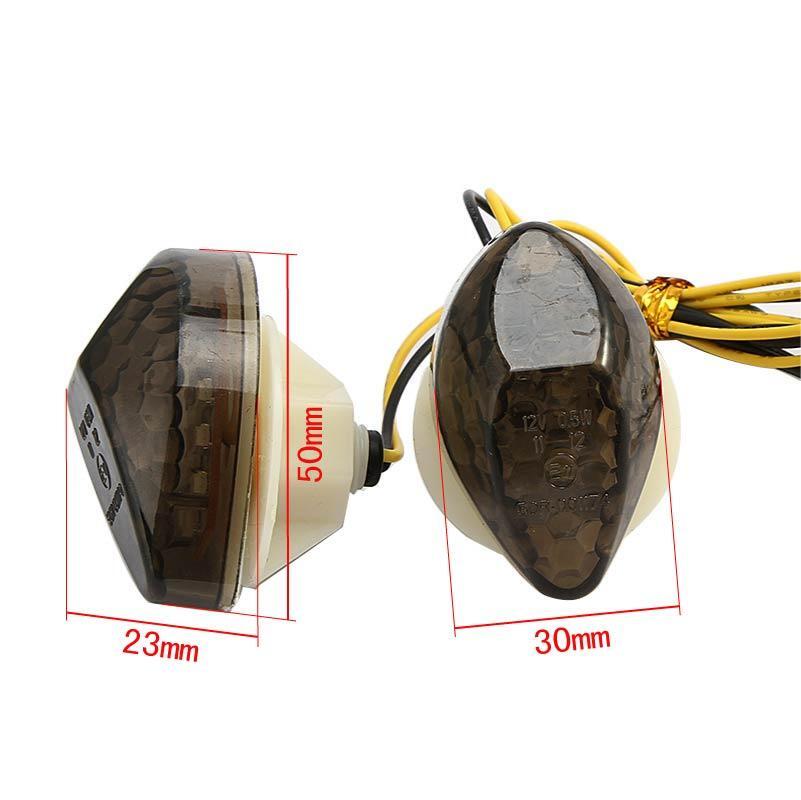 LED Flush Mount Front Turn Signals Light For Honda CBR 600RR 1000RR 2004-2013 05