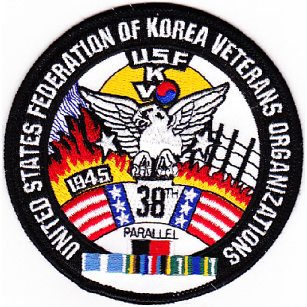 Federation Of Korea Veterans Organizations 38th Parallel Patch