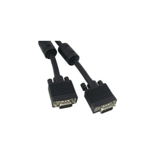 iMicro 50ft HD15 Male to HD15 Male SVGA Cable (Black) | SKU ST-VGA/M50