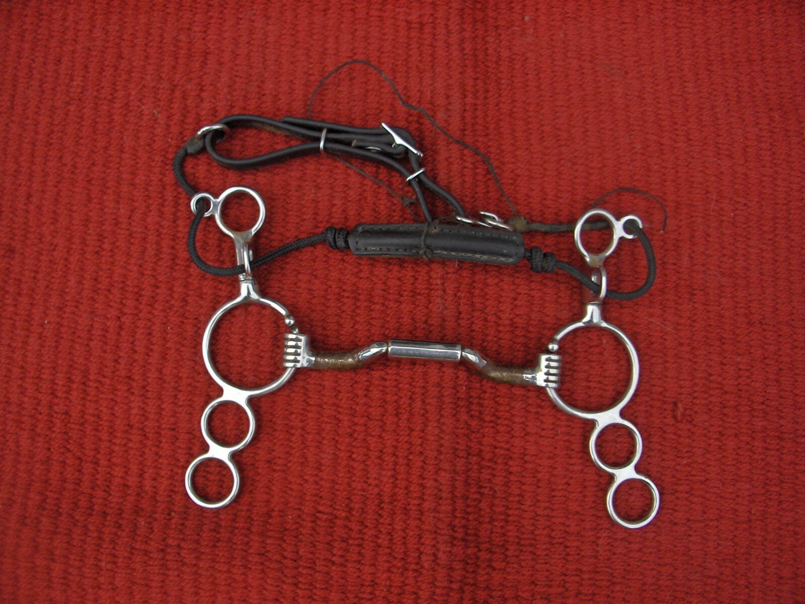 MYLERS TOKLAT 3 RING COMBO WESTERN/ENGLISH HORSE BIT - 5 1/4 INCH MOUTH