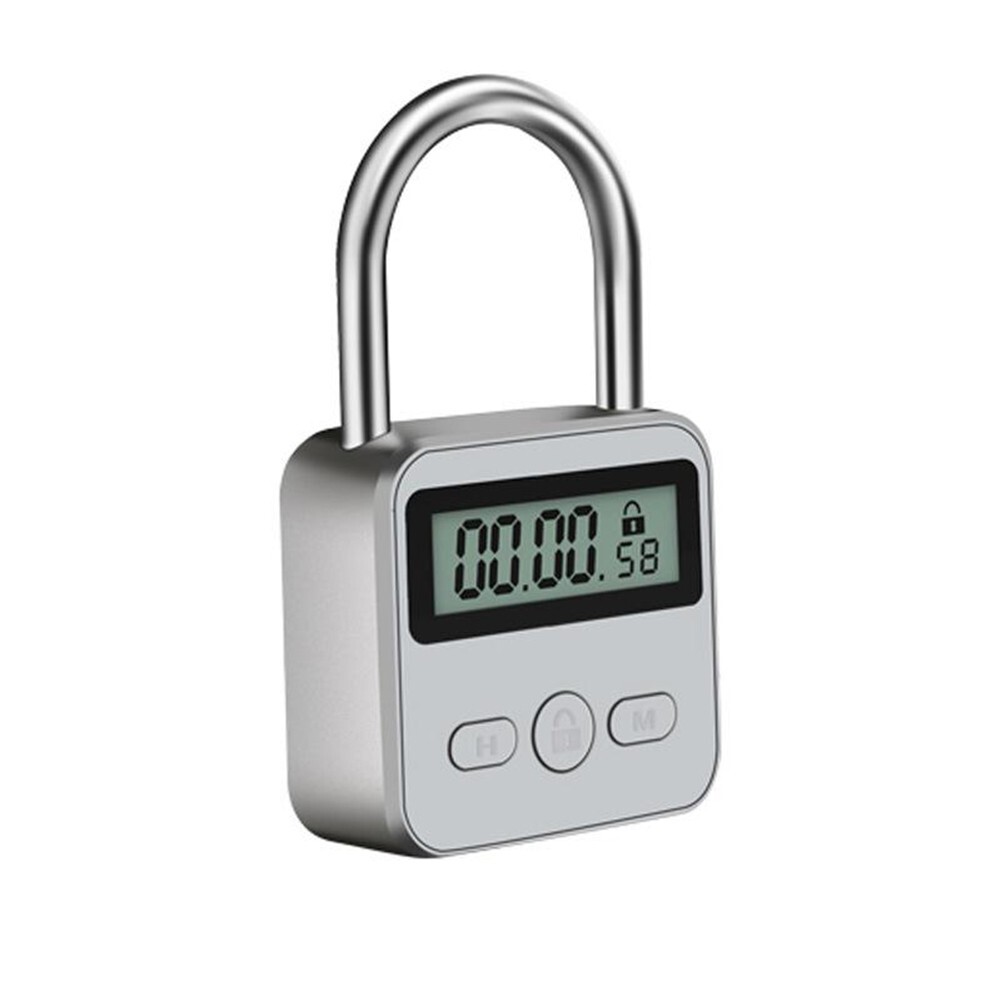 For Metal Timer Lock Time Lock USB Rechargeable 99 Hours Max Digital