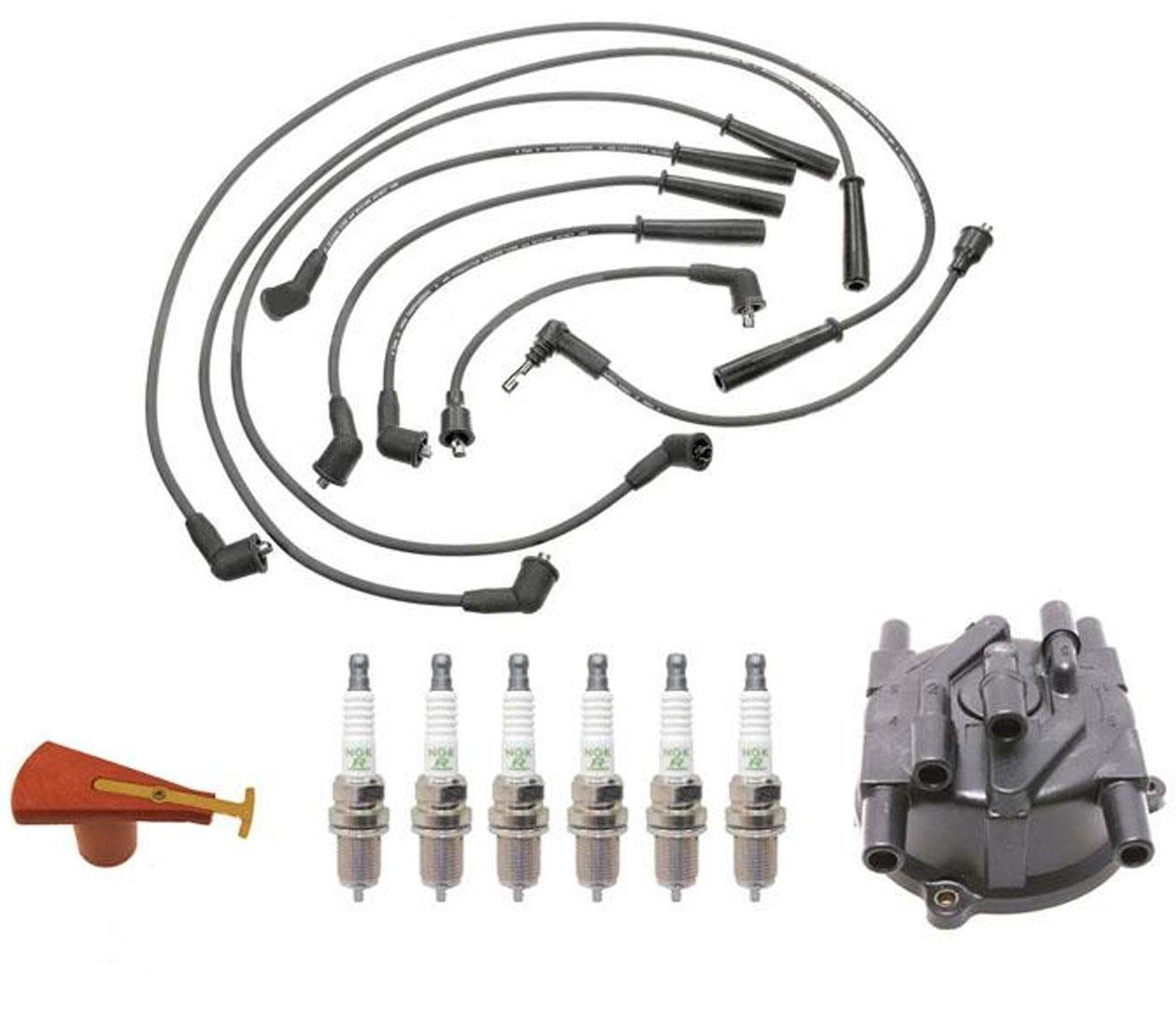 Ignition Wires Cap & Rotor Spark Plugs Fits Toyota 4Runner 3.0L V6 1988-1991