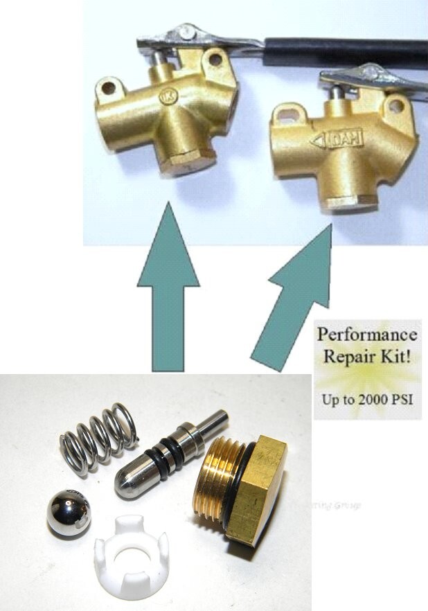 Carpet Cleaning - Truckmount Wand Valve PERFORMANCE Repair Kit