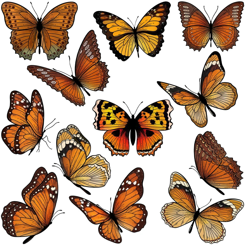 Beautiful Butterfly Variety Clear Stamps DIY Scrapbooking Card Making Craft
