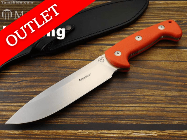 [Outlet] 5% OFF Maserin 978/G10A Hunting G10 Orange Fixed Blade Knife
