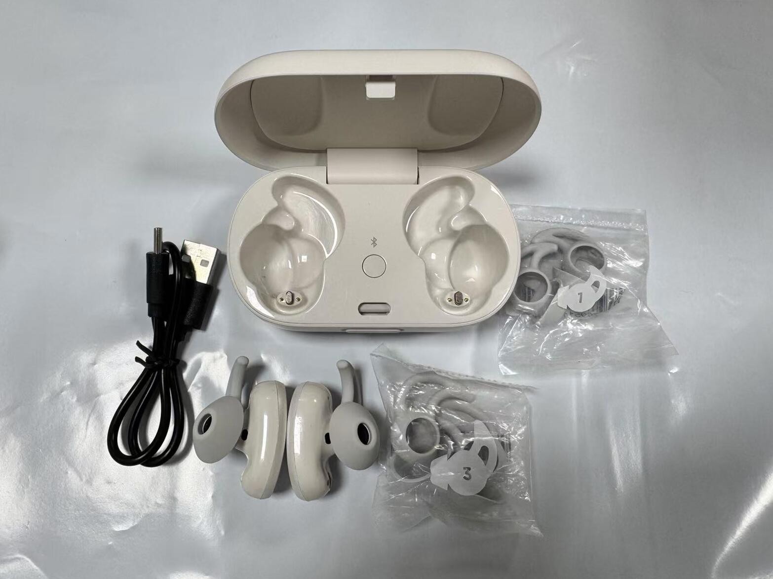 Bose QuietComfort EarBuds True Wireless Bluetooth Noise Cancelling - White
