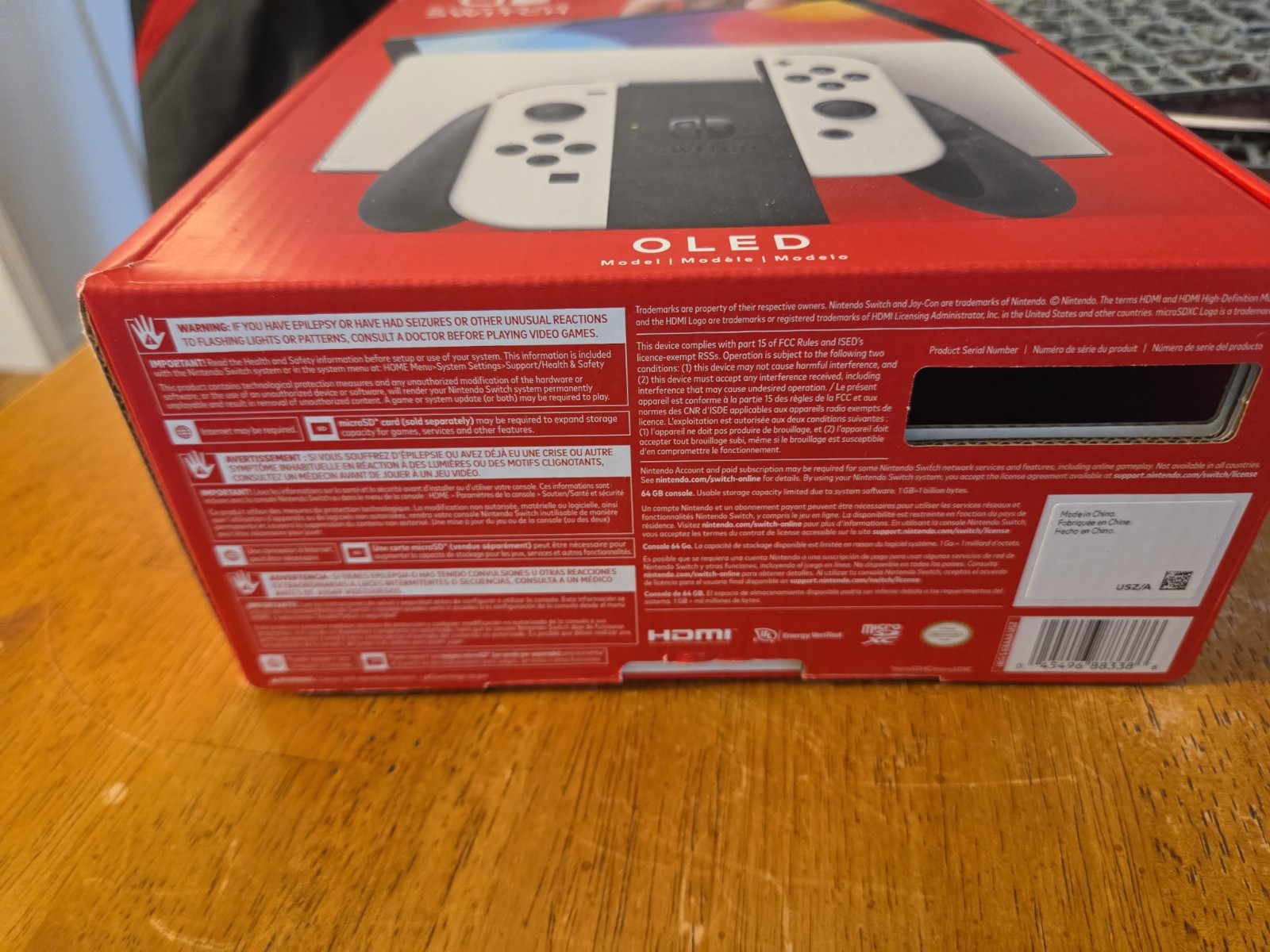 Nintendo Switch OLED Outer Box Only W/ Packaging And More!