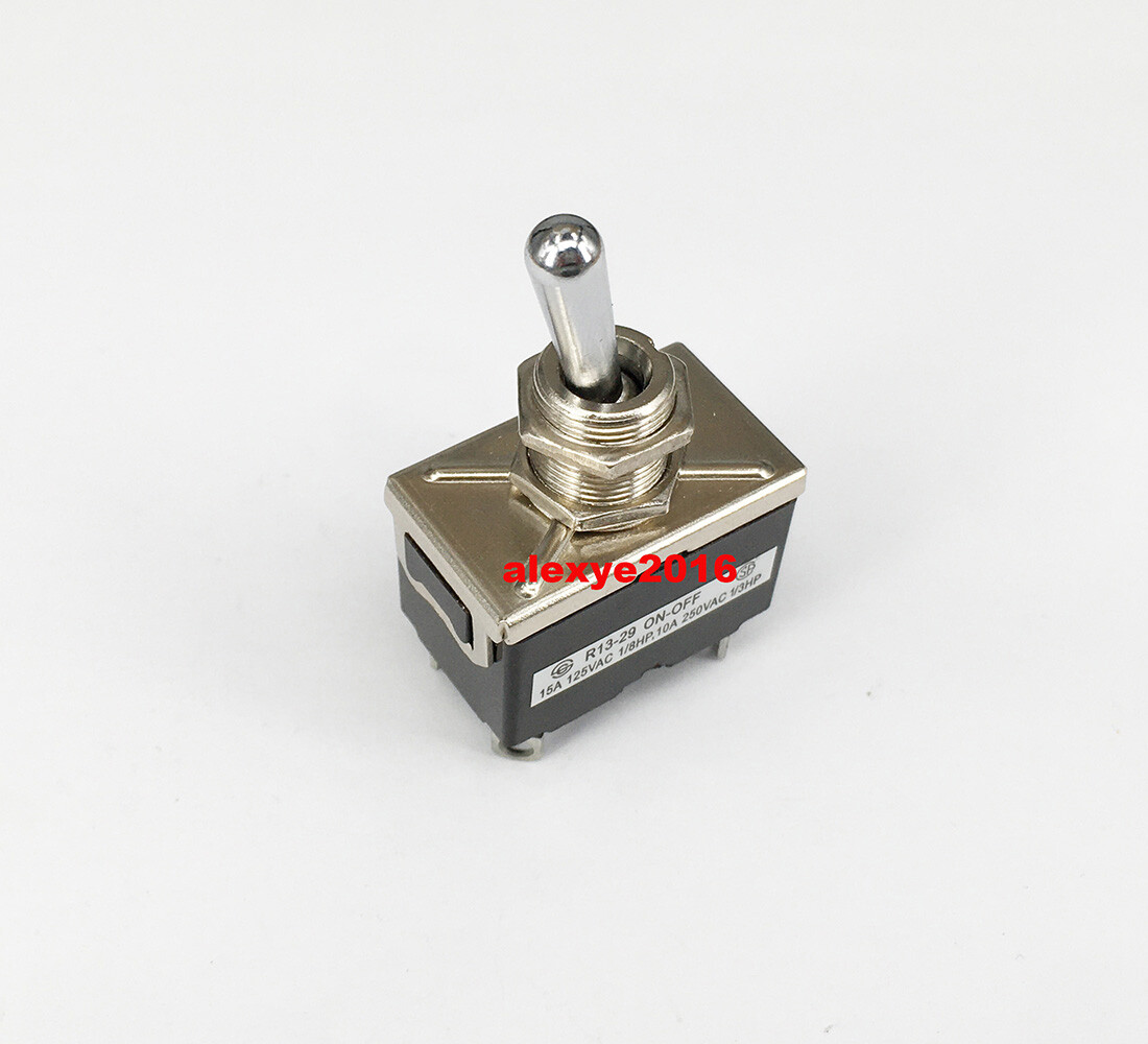 SCI R13-29 ON-OFF Toggle Switch 4 Pins 2 positions 15A 125VAC 10A 250VAC Maintai