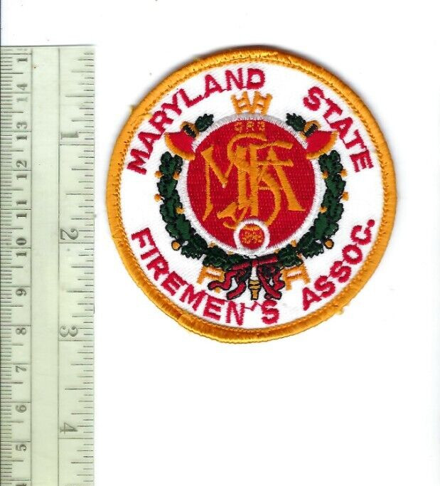 MD Maryland State Firemen's Assoc. Association patch - NEW!