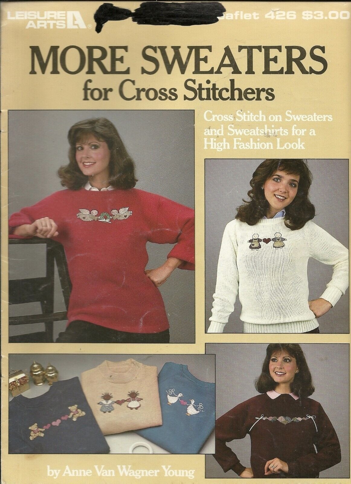 Leisure Arts More Sweaters for Cross Stitchers for Cross Stitch 1986