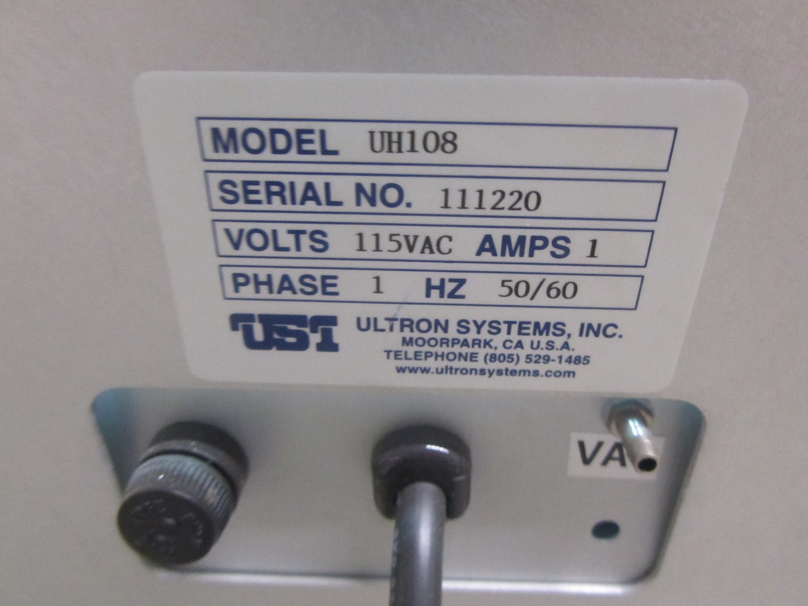 Ultron Systems UH108 Wafer Film Applicator Backlapping USI