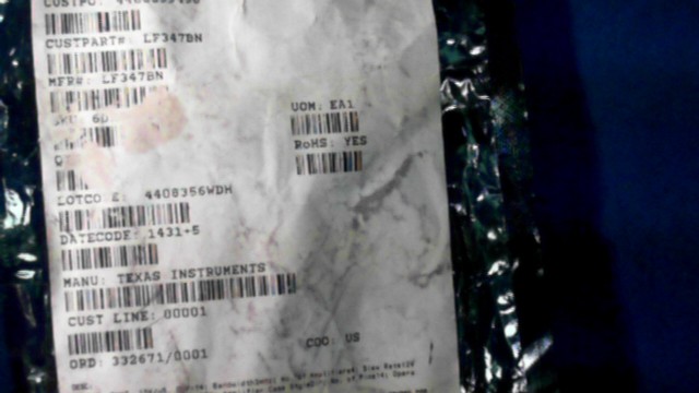 New (5pcs) LF347BN TEXAS INSTRUMENTS IC Linear
