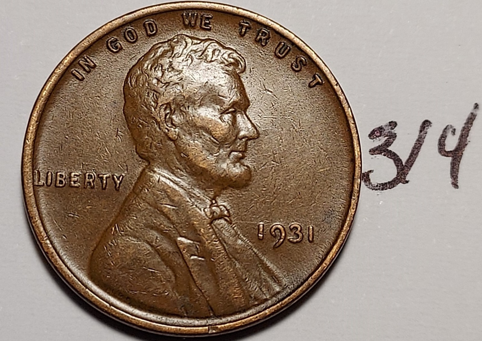 1931 Lincoln Wheat Cent  EXTREMELY FINE    #314