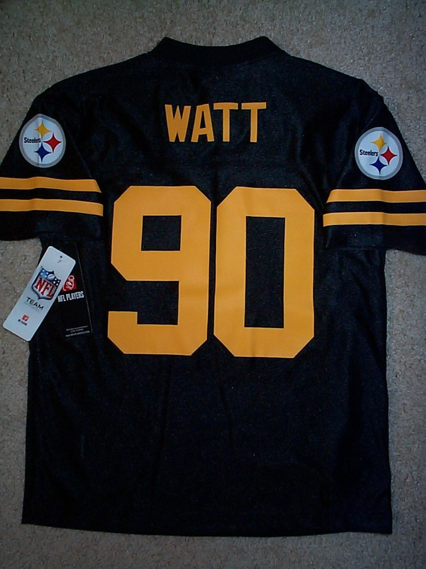 (2025-2026) Pittsburgh Steelers TJ WATT Jersey YOUTH KIDS BOYS (m-medium 8-10)