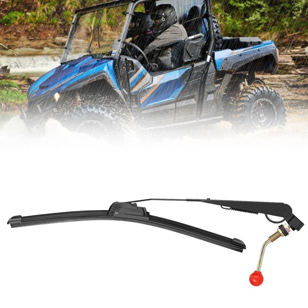 Universal Manual Hand Operated Windshield Wiper for Polaris RZR 900 1000 Can am