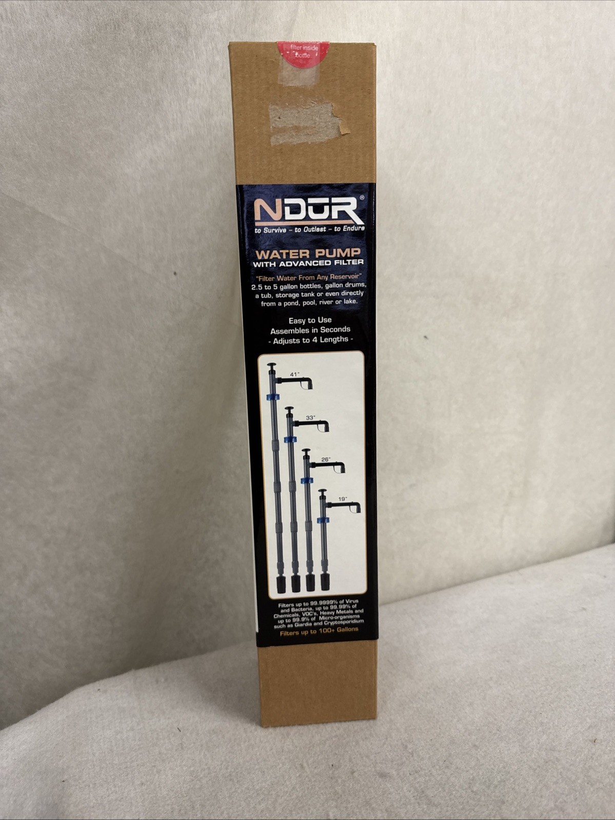 NDUR Water Pump with Advanced Filter #52070