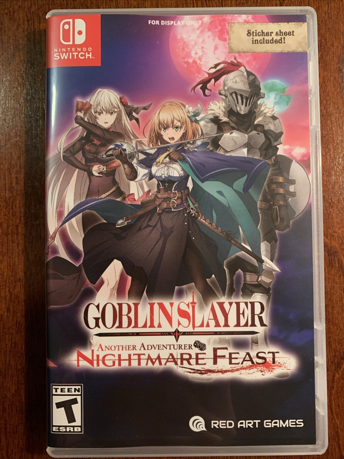 Goblin Slayer Another Adventure- Nintendo Switch / Display Case ONLY / Authentic
