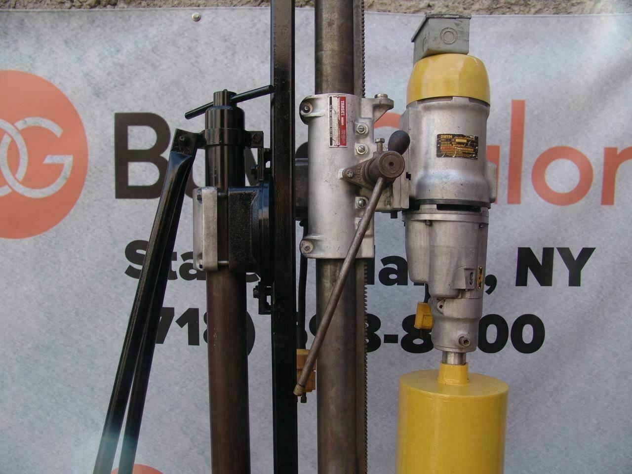 Target Core Drill with Dewalt Drill 120 volts Works Great