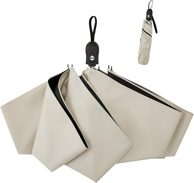 High-Quality Japanese Parasol Lightweight One-Touch Operation Classic Gray 17285