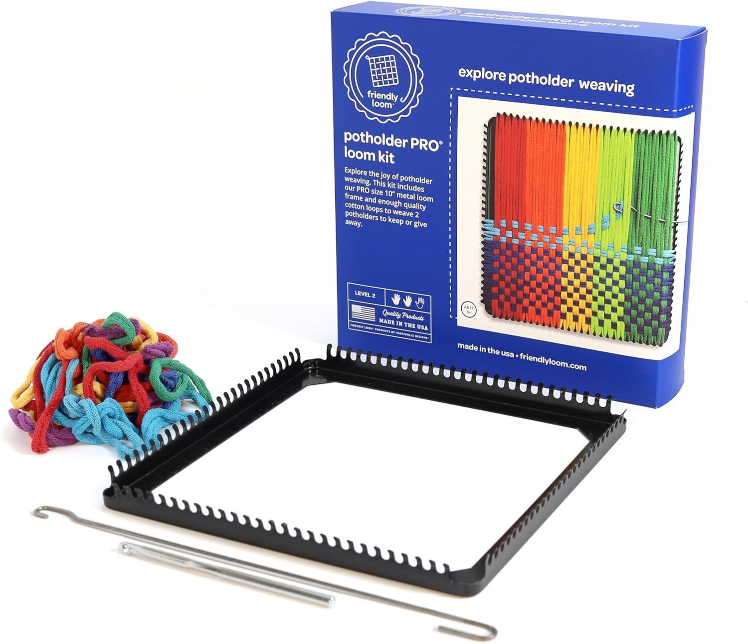Friendly Loom Potholder Pro Weaving Kit