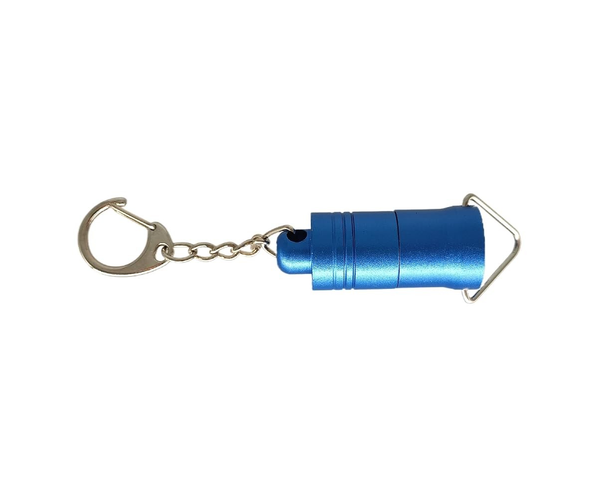 Magnetic Anti-Theft Pegboard Lock Tool, Keychain Hook Security - Blue