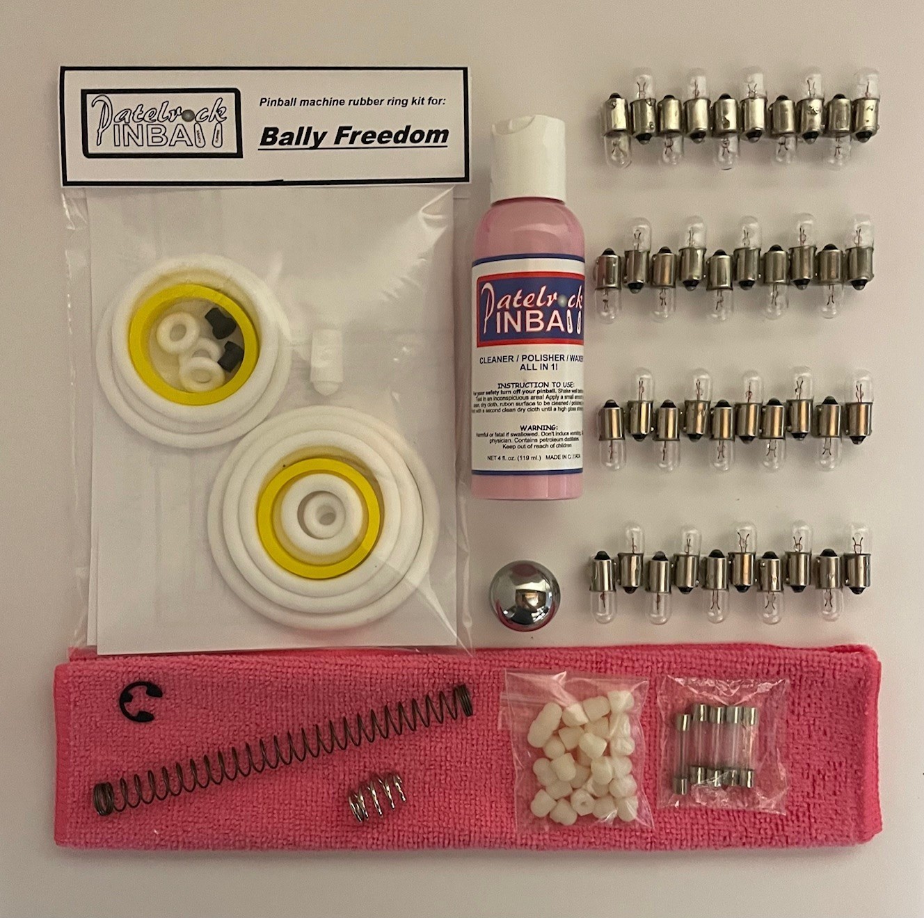 1976 Bally Freedom Pinball Machine Maintenance Tune Up Kit