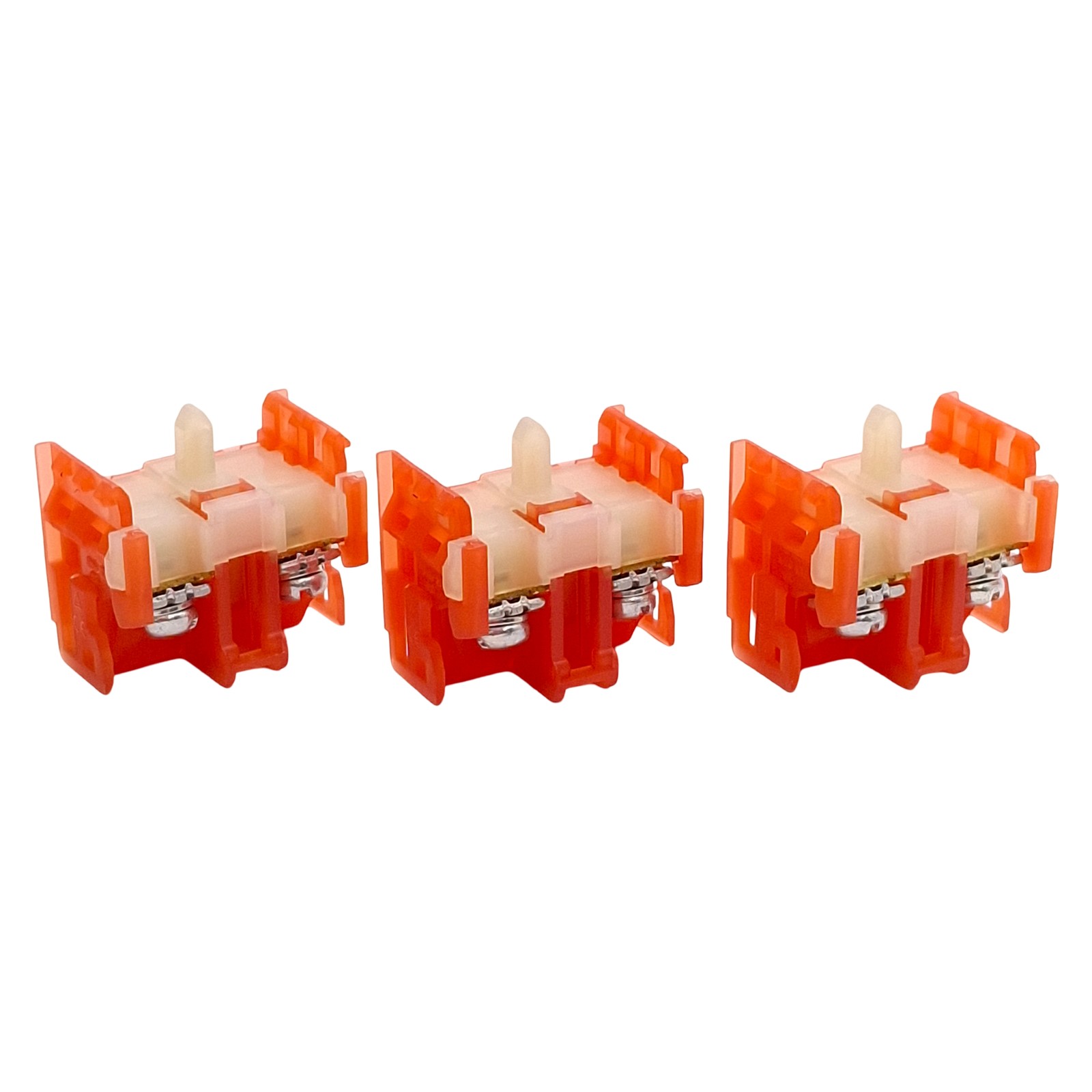 Lot of 3 Fuji Electric AR9B291 Contact Block, Normally Closed, 10A 600VAC