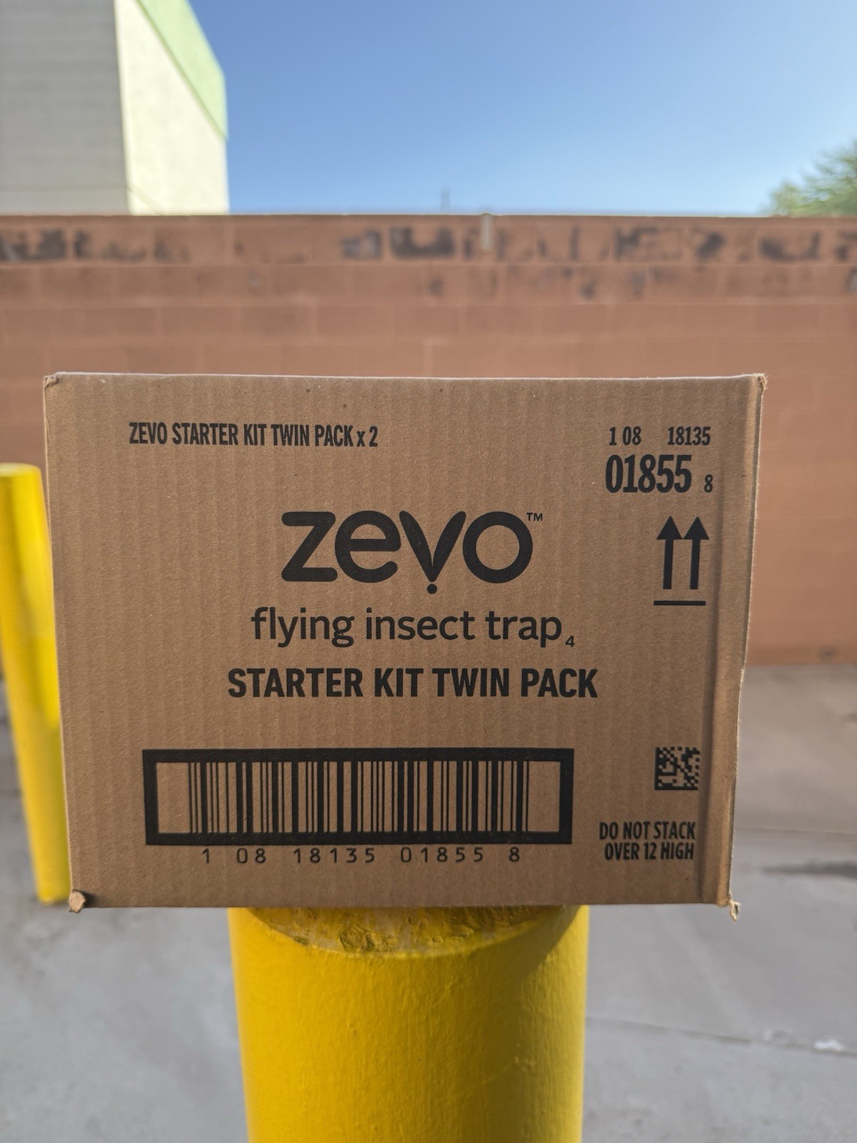 Zevo 2 Flying Insect Traps 2 Refill Cartridges Plug in Fly Trap (2 Boxes)