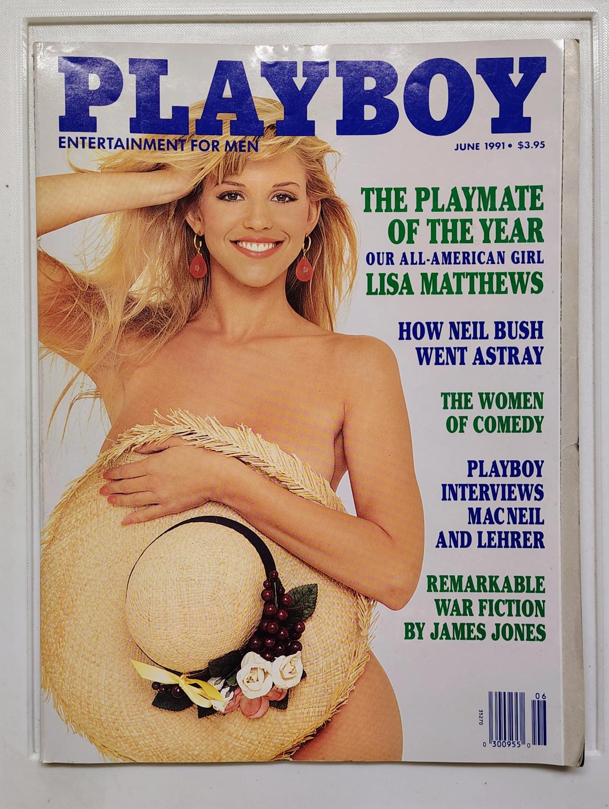 Playboy Magazine June 1991 Featuring Lisa Matthews - Entertainment for Men