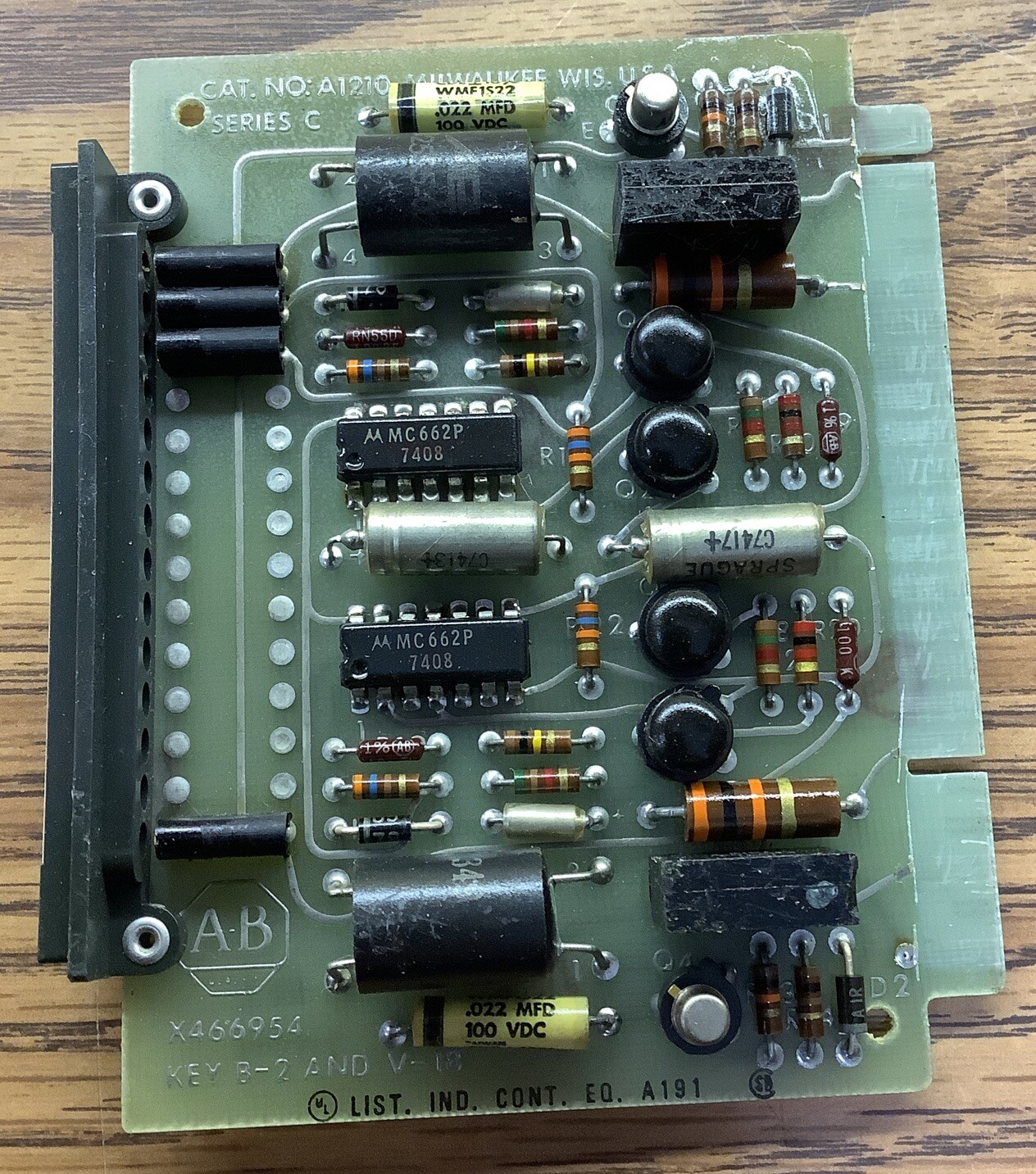 Used ALLEN BRADLEY 1720-A1210 AC INPUT MODULE SERIES C X46695