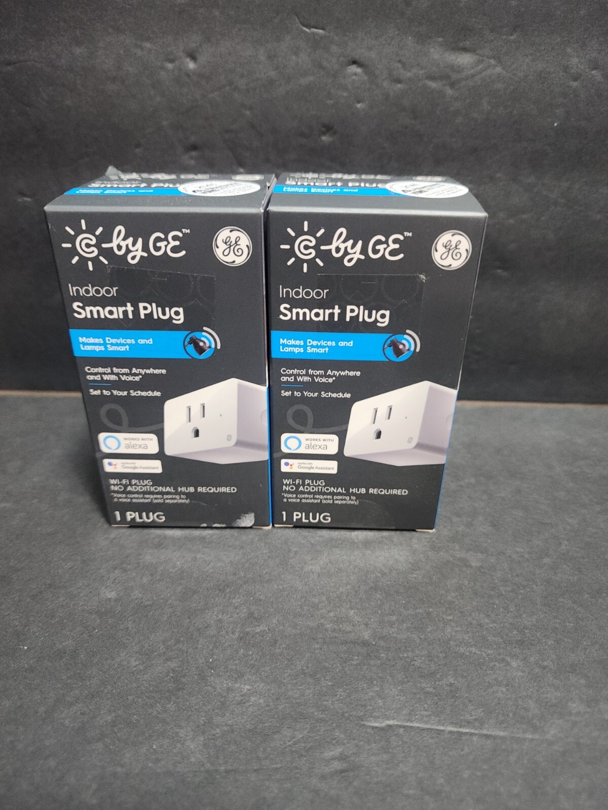 GE Cync Indoor Smart Plug Works With Alexa / Google Assist. Lot of 2 NIB C By GE