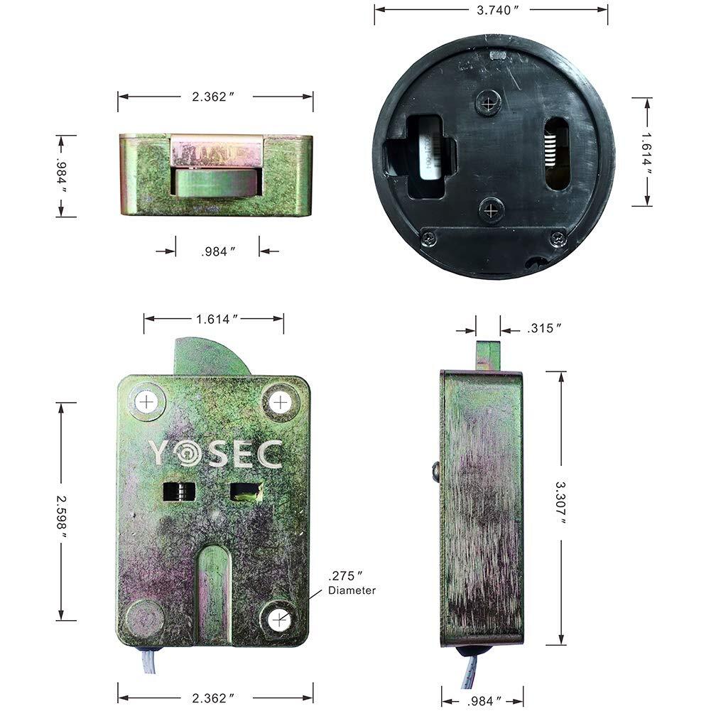 Electronic Digital Keypad Time Delay Lock For Safe Box Up To 5 User Codes Time D