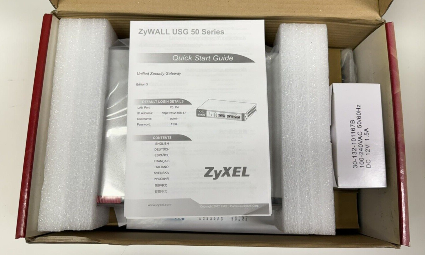 ZyWALL USG 50 Series Unified Security Gateway Firewall *New in Box*