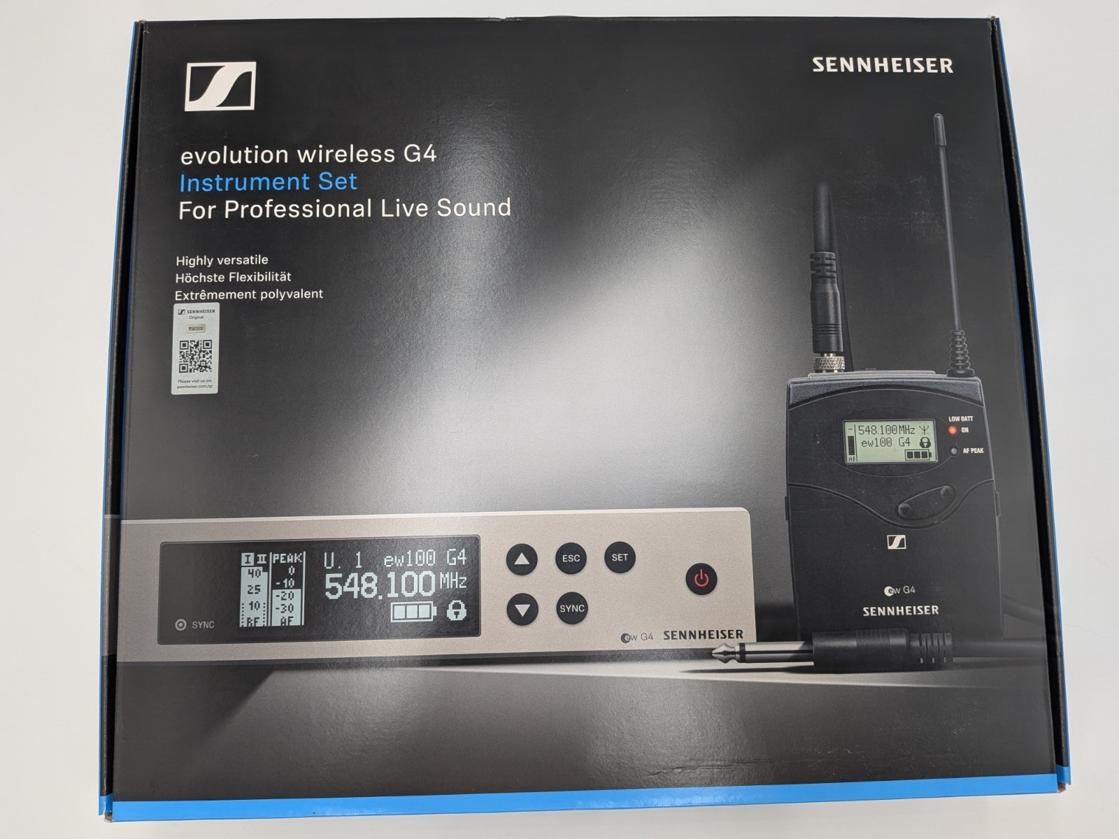 NEW - Sennheiser EW 100 G4-CI1 Wireless Guitar System A1 470-516MHz