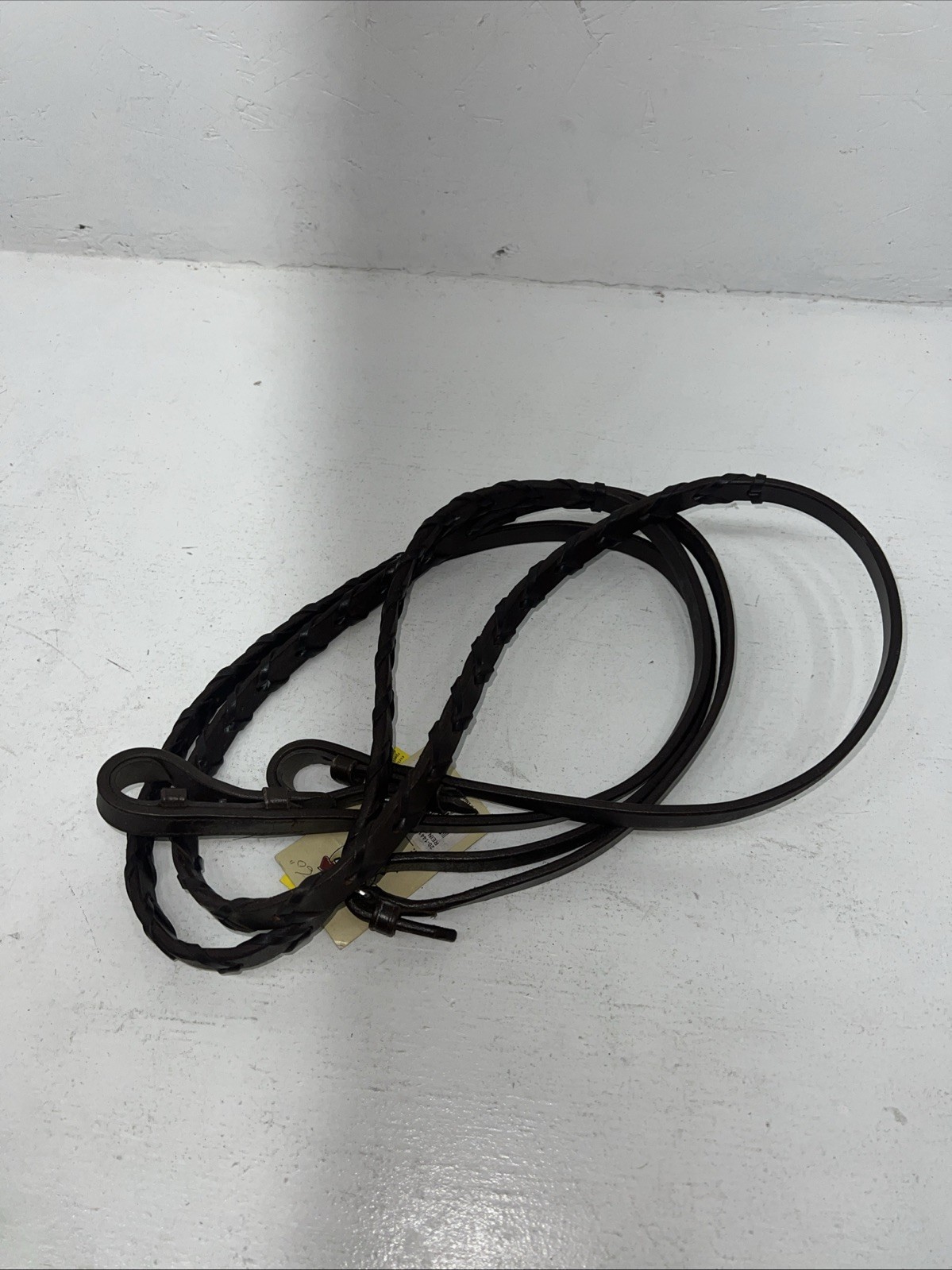 New Silver Fox Brown Genuine Leather 60” Braided English Reins #20-1441-7-0 Y-20