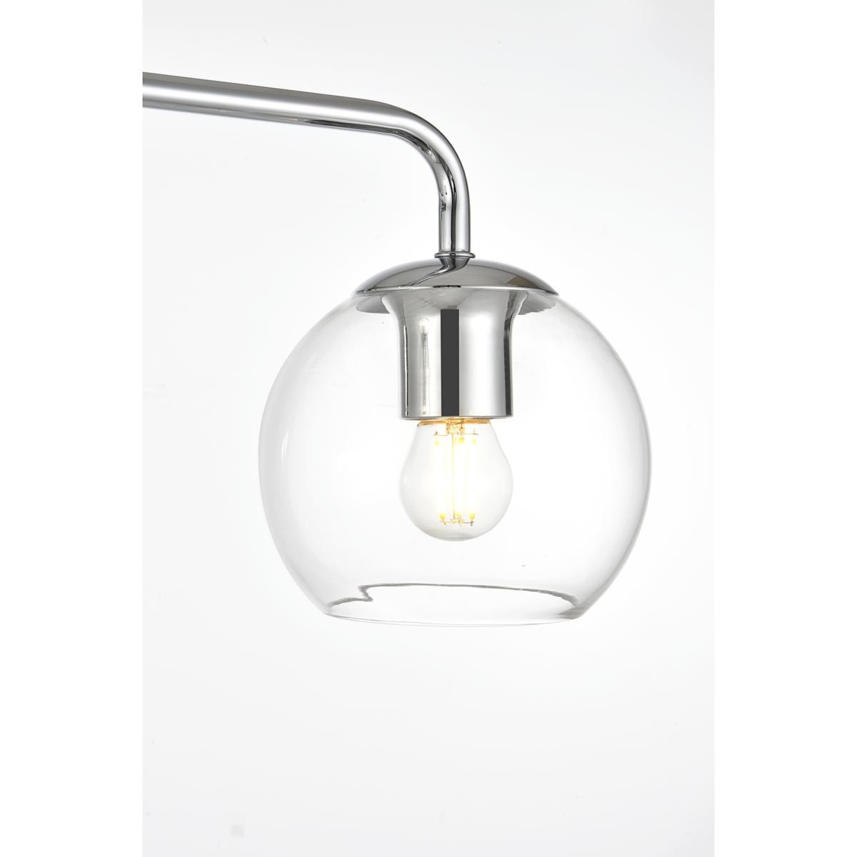 Living District LD7321W37CH Genesis Bathroom Vanity Light Chrome