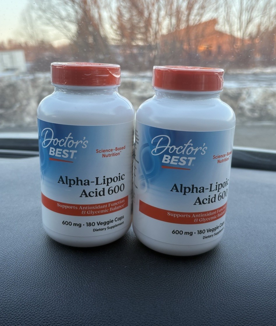 2X Doctor's Best, Best Alpha Lipoic Acid 600 mg 180 (360) Veggie Capsules 10/26