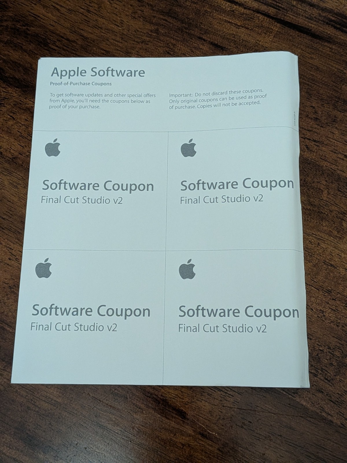Apple FINAL CUT STUDIO 2 Complete! Video Audio Production Software Manuals EUC