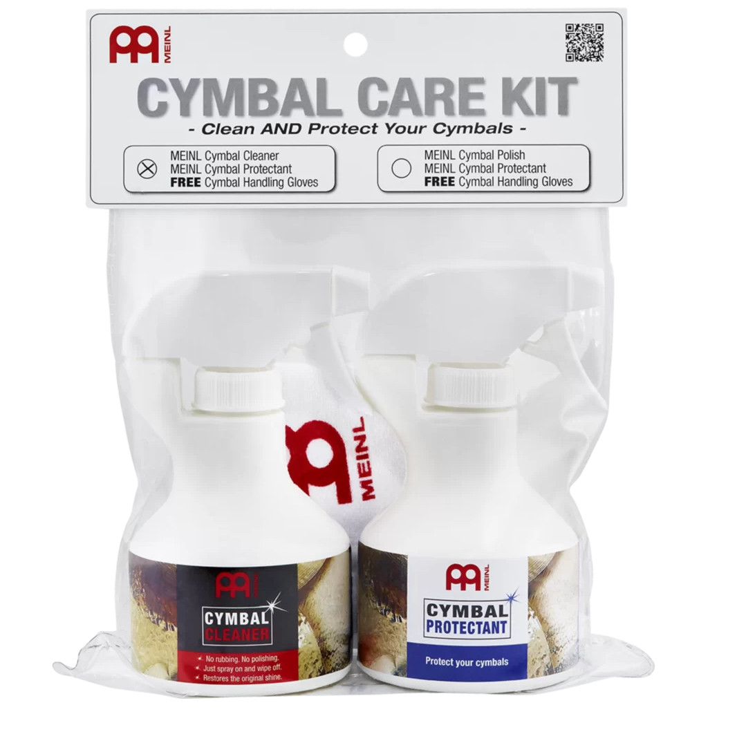 Meinl Cymbal Care Kit with Meinl Cymbal Cleaner