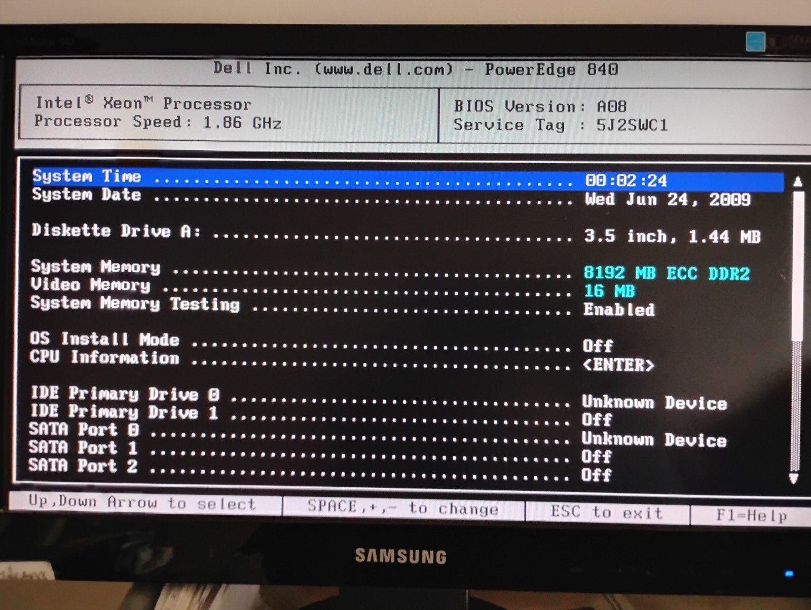 Dell PowerEdge 840 Intel@ Xeon Processor 1.86 GHZ