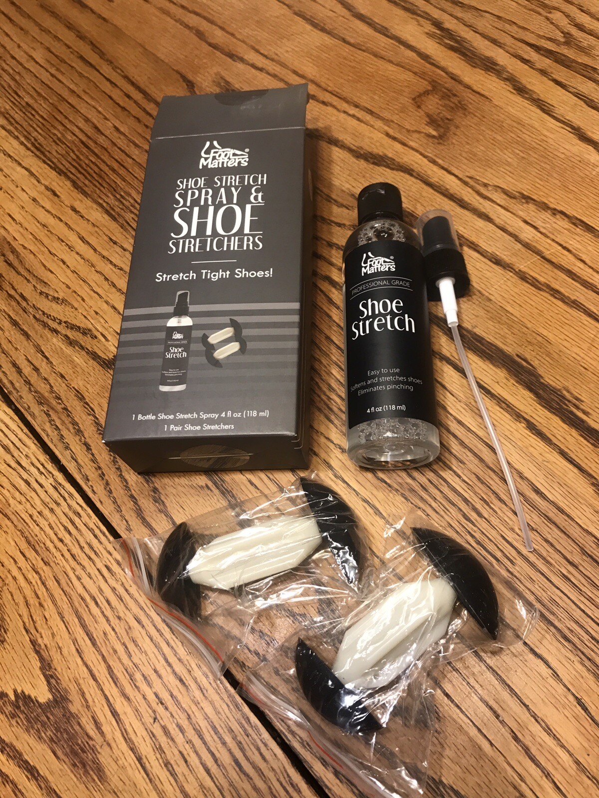 6 pcs FootMatters Professional Boot & Shoe Stretch 4 oz 1 Bottle Spray Stetchers