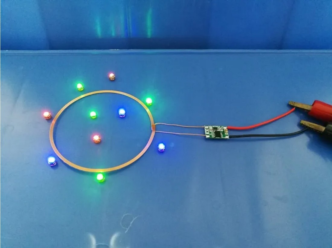 Wireless Leds Wireless Led Lights Wireless Induction Led Mini 10PCS Mixed Color