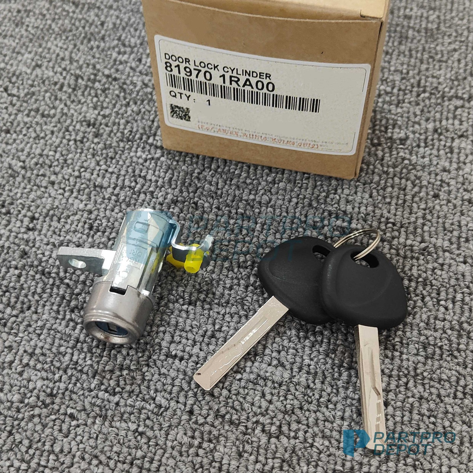 New Front Left Door Lock Cylinder w/2Keys For Hyundai Accent 2012-2017 US